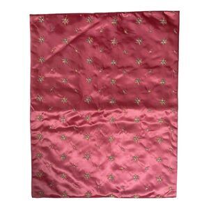 Pink Satin Pillowcase 16 X 20 Romantic Barbiecore Legally Blonde Princess Girly